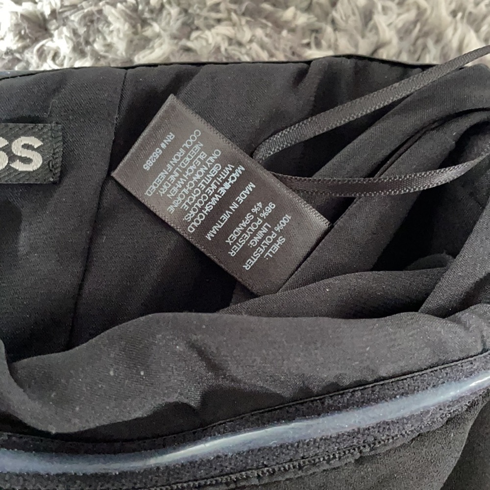 NWT Black High-Low Strapless Top - Picture 4 of 5